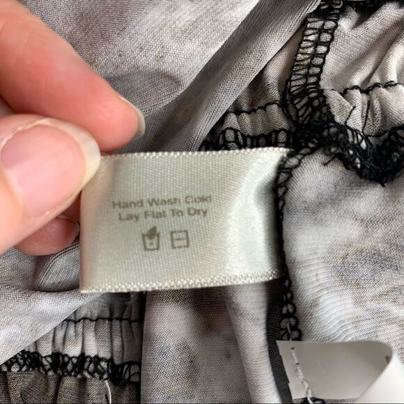 Boston Proper Muse Boho Peasant Babyboll Mini Dress - Picture 9 of 11